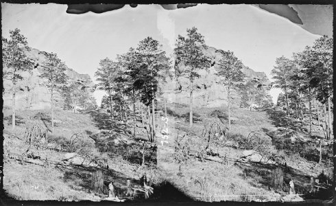 Castle Rocks on the Divide, near Monument. El Paso County, Colorado. - NARA - 517560 photo