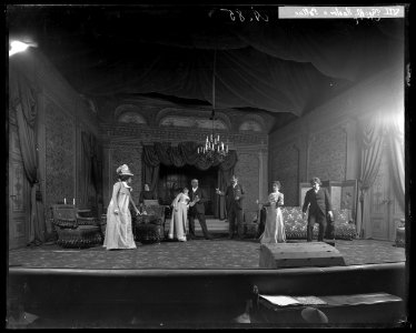 Castor och Pollux, Dramatiska teatern 1900. Föreställningsbild - SMV - DrT070