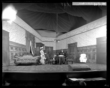 Castor och Pollux, Dramatiska teatern 1900. Föreställningsbild - SMV - DrT069