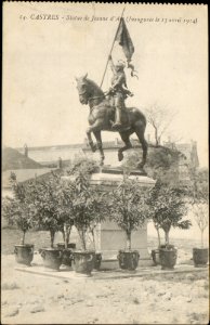 Castres, Statue de jeanne d'Arc, (Inaugurée le 13 avril 1914) CP 5500 PR