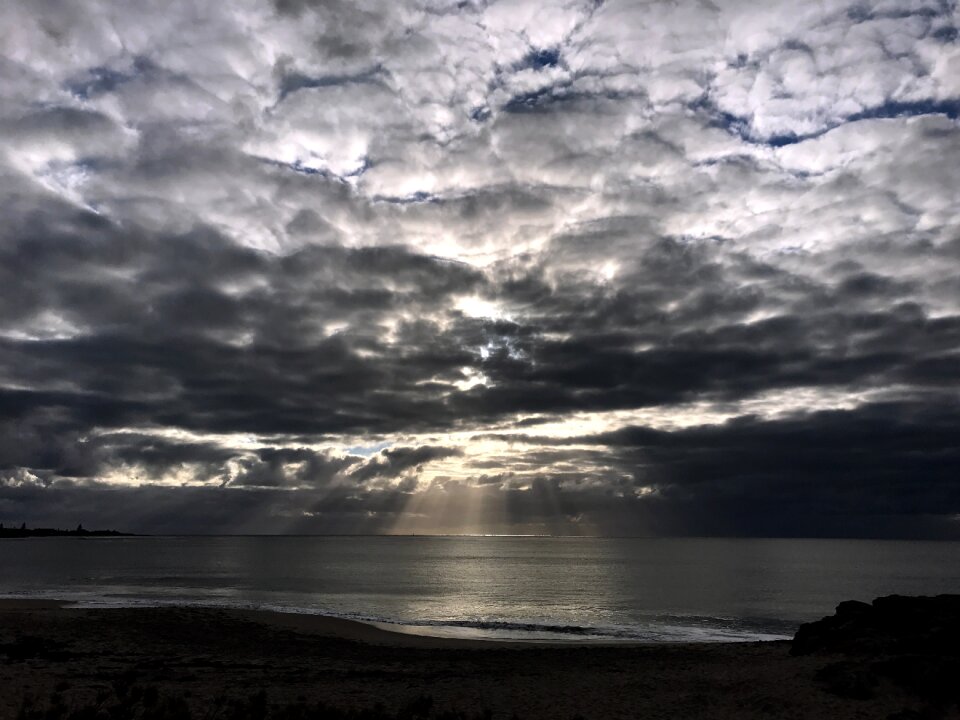 Nature landscape blue