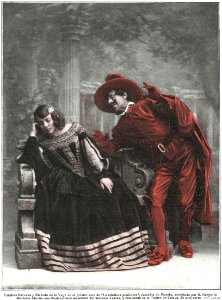 Catalina Bárcena y Ricardo de la Vega en «La adúltera penitente»