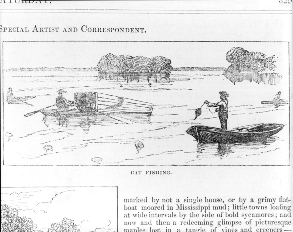Cat fishing (on Mississippi River) LCCN2003678365