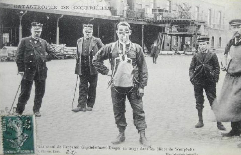 Catastrophe de Courrières - Appareil Guglielminetti-Drager (01)