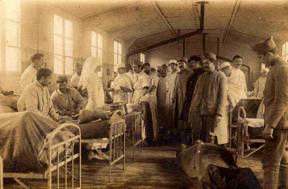 Catastrophe de Courrières - Victimes à l'hôpital