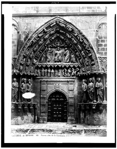 Catedral de Burgos. Puerta alta de la Coroneria LCCN94511655