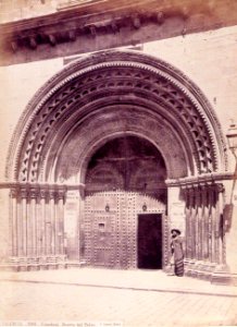 Catedral de València, porta de Palau, 1870, Laurent