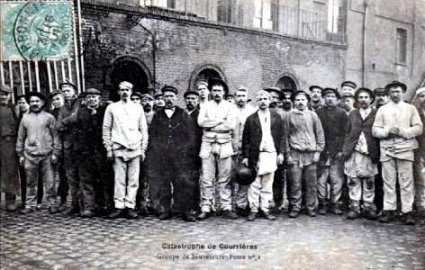 Catastrophe de Courrières - Groupe de Sauveteurs, Fosse n° 2