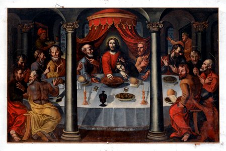 Cateri tableau La Cène de l'église de Marcasso