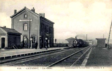 Catenoy (60), la gare