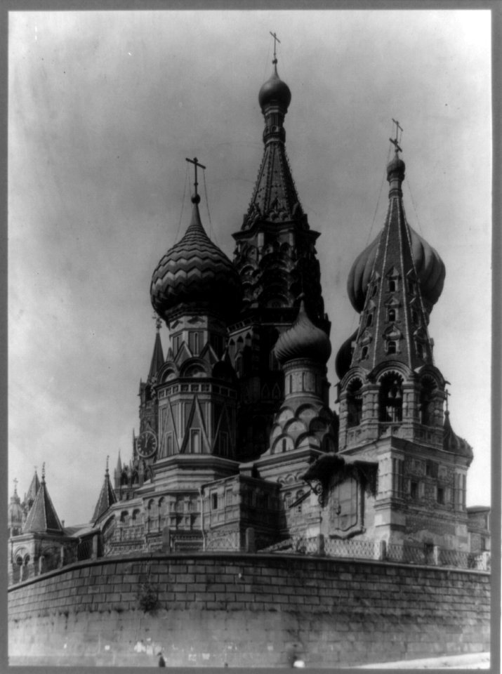 Cathedral of St. Basil, begun by Ivan the Terrible in 1554, Moscow, Russia LCCN2002716186