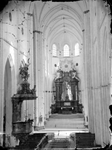 Cathedral of Uppsala 19th century interior Henri Osti