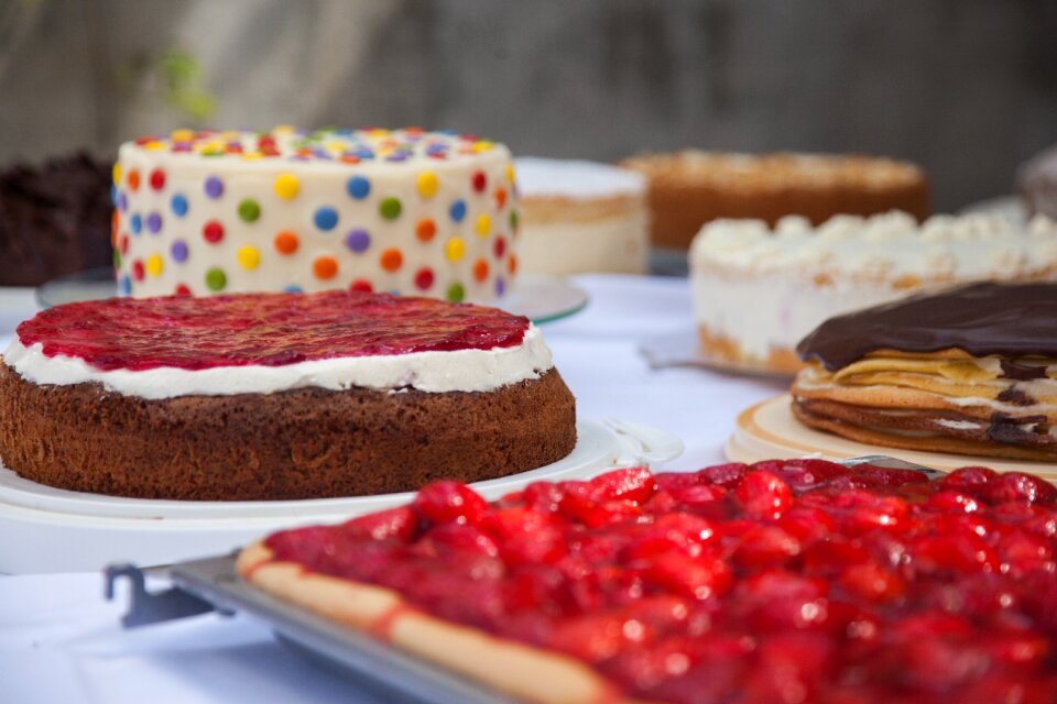 Dessert buffet träuble cake