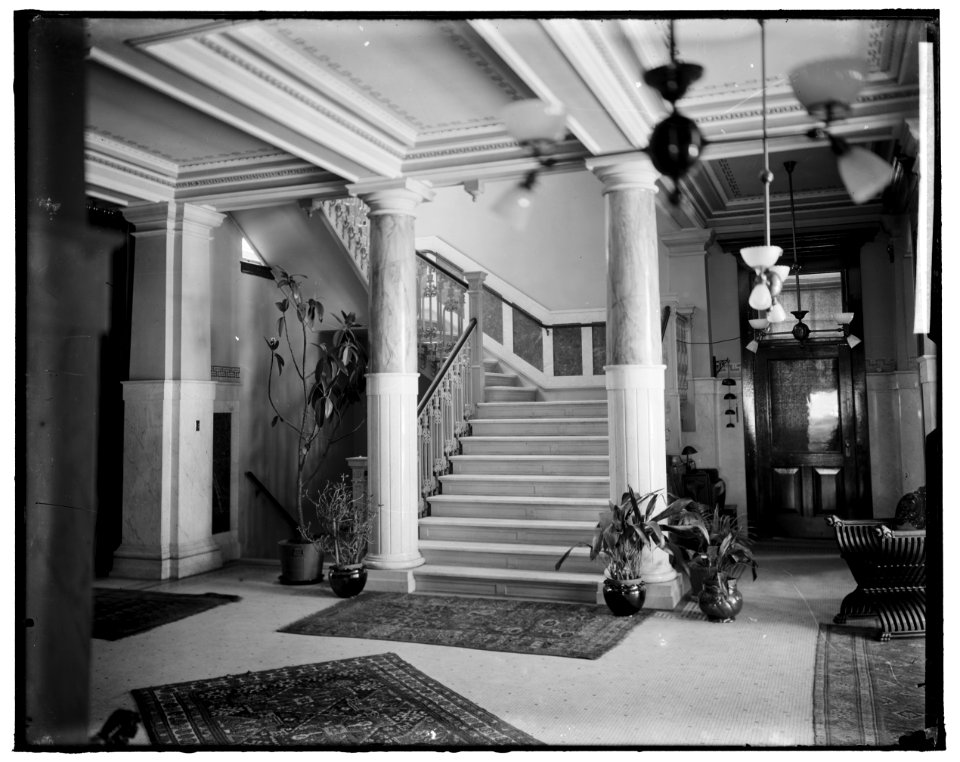 CATHEDRAL SCHOOL. INTERIOR STAIRS LCCN2016861526