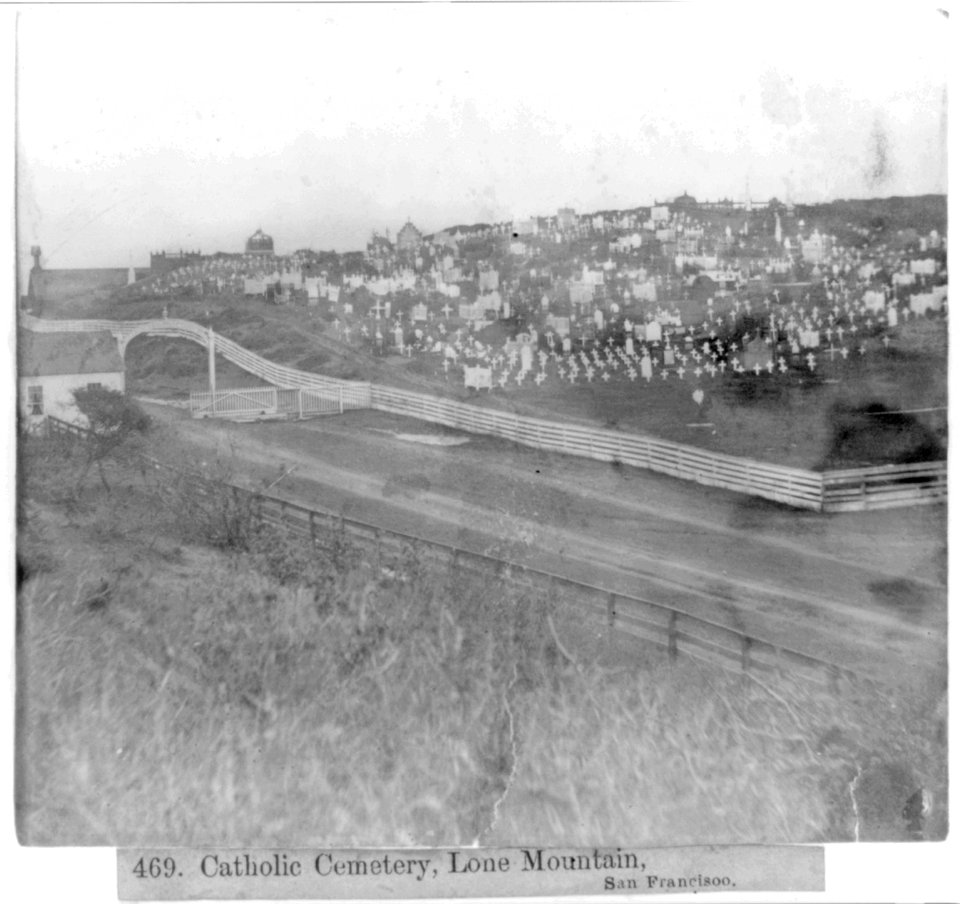 Catholic Cemetery, Lone Mountain, San Francisco LCCN2002723030