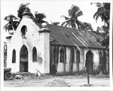 Catholic church near Ukudu, Guam, 12 August 1944 photo