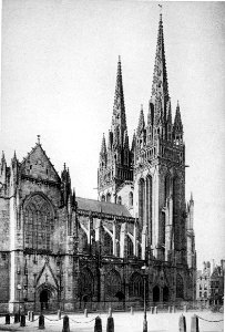 Cathédrale de Quimper au XIXème siècle