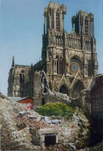 Cathédrale 1919 Reims 01263