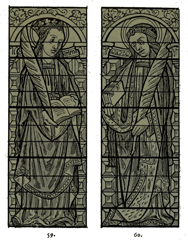 Cathédrale vitrail Helene 01261