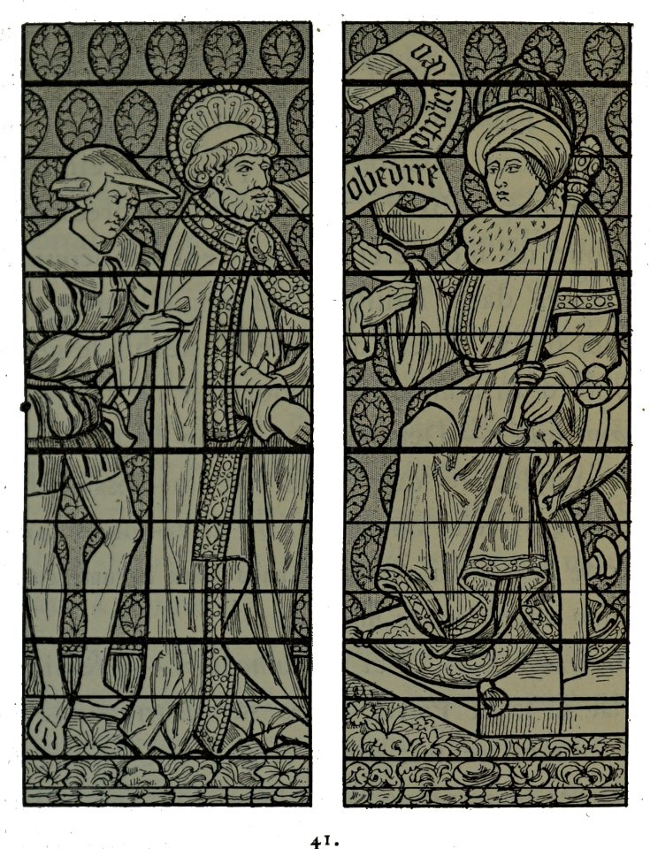 Cathédrale vitrail Pierre Stat monum Aube 01255