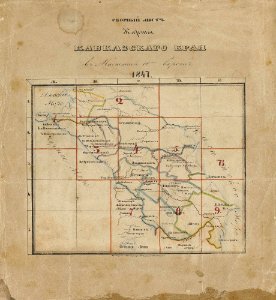 Caucasus map -1847- (10 verst)
