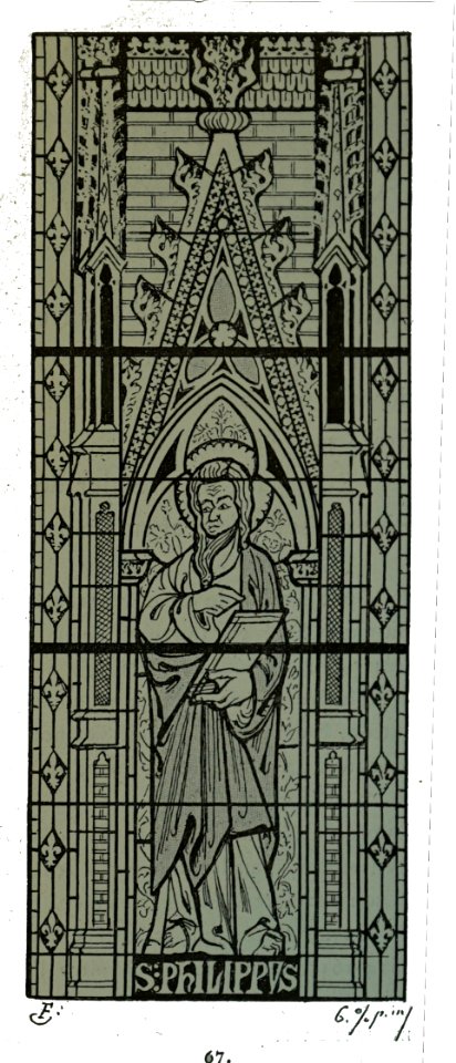 Cathédrale vitrail philipus 01265