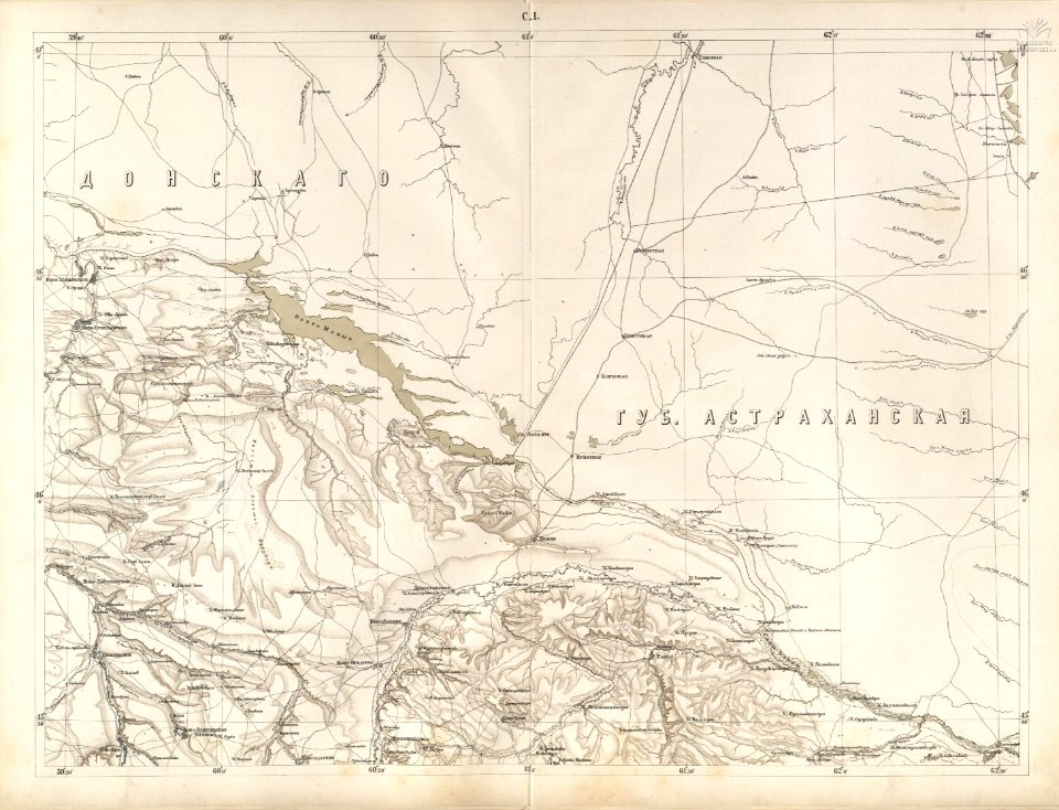 Caucasus map -1869- (10 verst) C-1