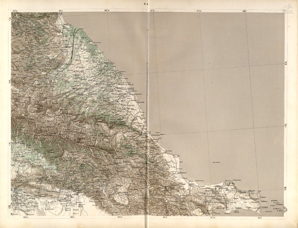 Caucasus map -1869- (10 verst) E-4