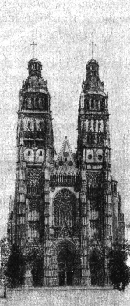 Cattedrale di Tours, ante 1914 - Archivio Meraviglioso ICM BC1914n42f9