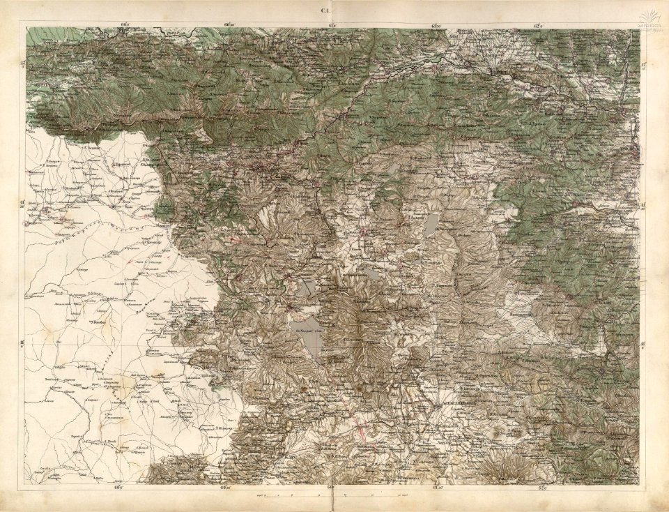 Caucasus map -1869- (10 verst) C-4