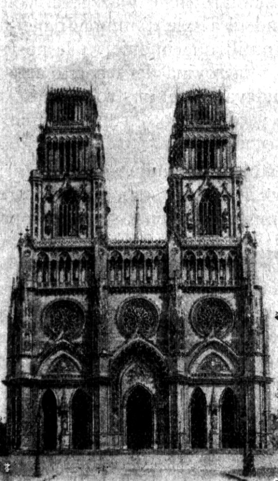 Cattedrale di Orleans, ante 1914 - Archivio Meraviglioso ICM BC1914n42f8