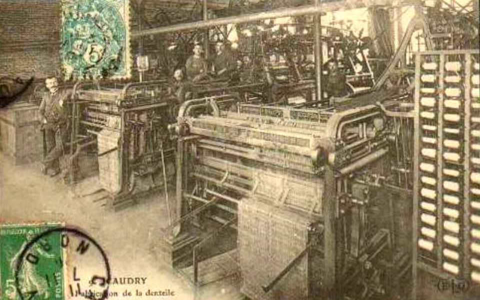 Caudry - Fabrication de la dentelle