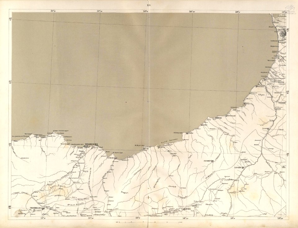 Caucasus map -1869- (10 verst) B-4