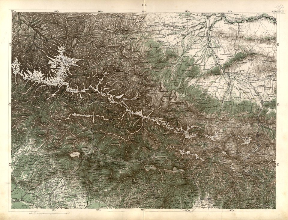 Caucasus map -1869- (10 verst) C-3