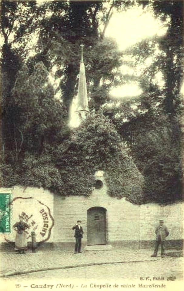 Caudry - Chapelle Sainte-Maxellende en 1936