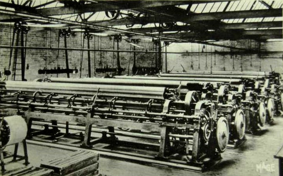 Caudry - Métiers pour la fabrication du tulle