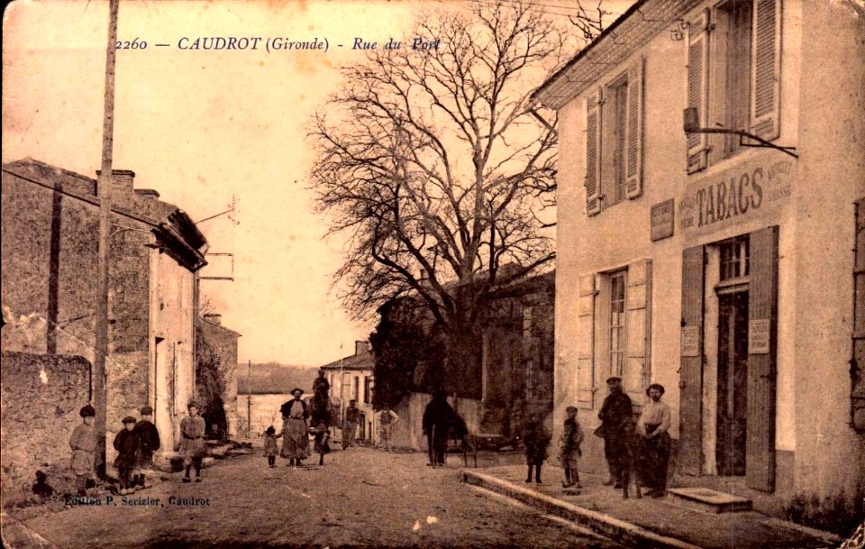 Caudrot - rue du port 1