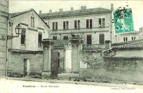 Caudéran - Ecole normale - Entrée