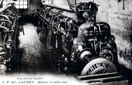 Caudry - Métier à tulle uni