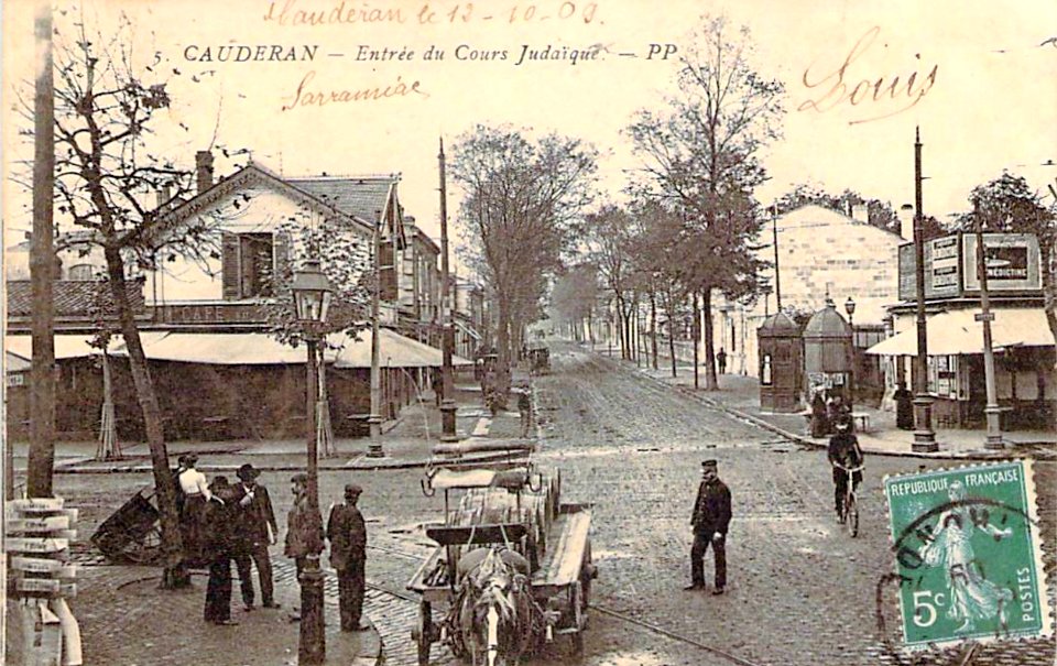 Caudéran - Entrée du Cours Judaïque 1
