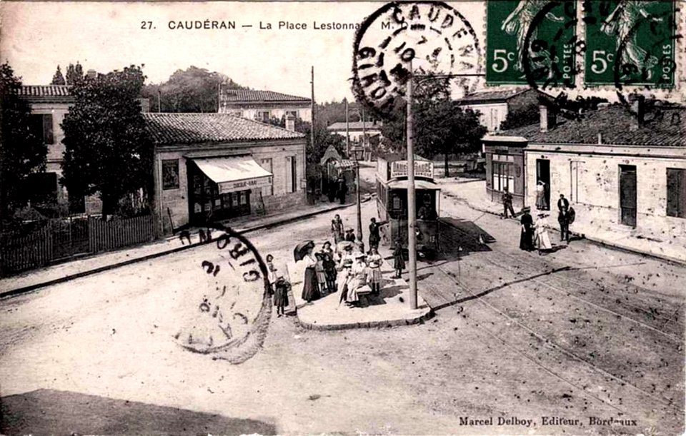 Caudéran-Bordeaux la place Lestonnat