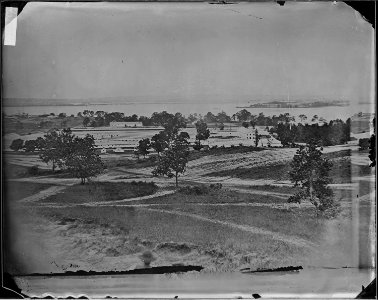 Cavalry stables at Giesboro, D.C - NARA - 529076