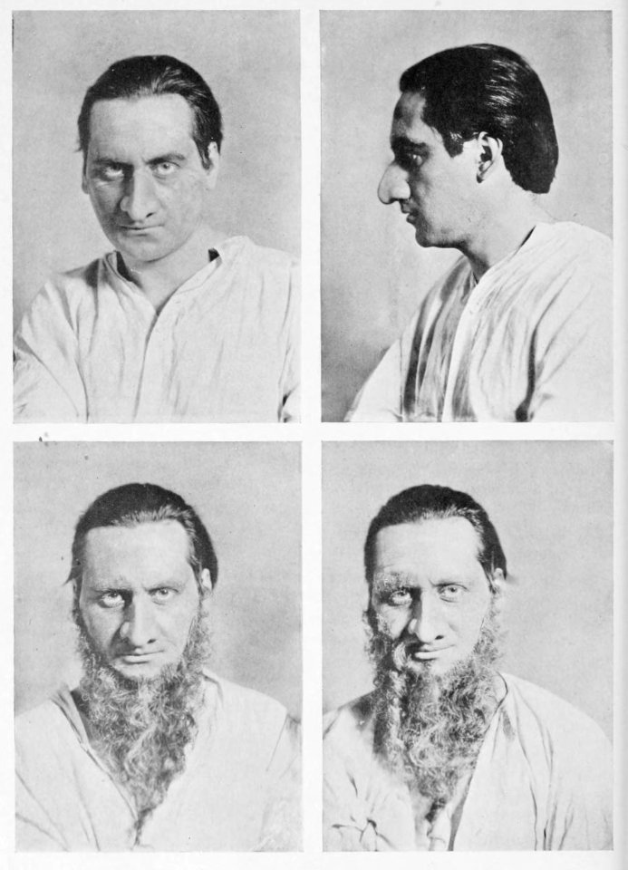 Cavendish Morton as Shylock - make-up progression