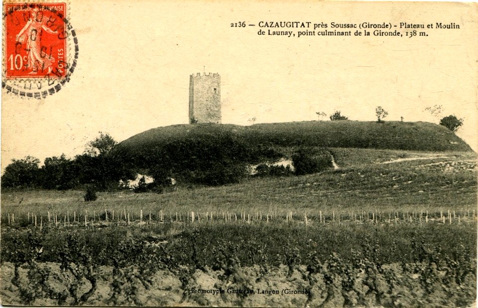 Cazaugitat - Butte de Launay a