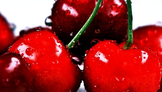 Cherry healthy red photo