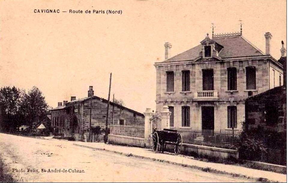 Cavignac - route de Paris
