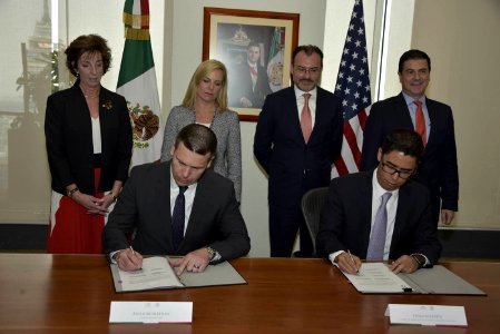CBP Commissioner McAleenan Memorandum of Understanding Signing Ceremony with Mexico