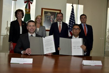 CBP Commissioner McAleenan Memorandum of Understanding Signing Ceremony with Mexico - 41032119682