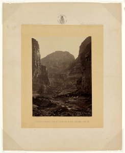 Cañon of Kanab Wash, Colorado River, looking South - W. Bell, phot. LCCN2007682543