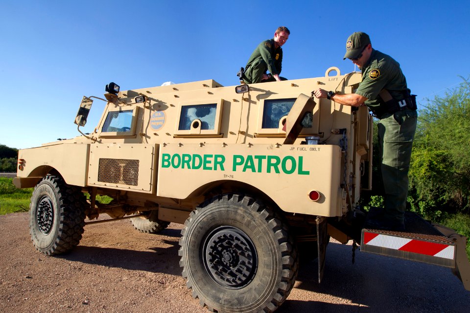 CBP MRAP in South Texas